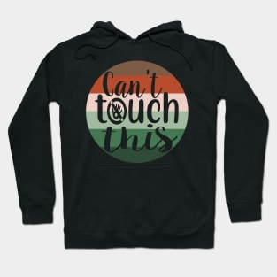 Can´t touch this, circle illustration Hoodie